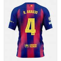 Fotbalové Dres Barcelona Ronald Araujo #4 Domácí 2025-26 Krátký Rukáv